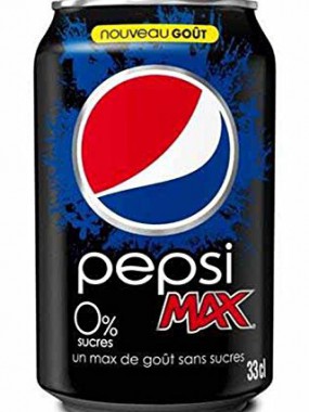 Pepsi Max (Zero), canette 33 cl