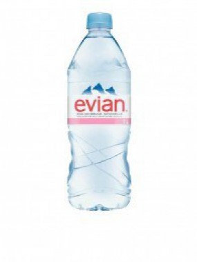 .Eau minérale: Evian, pet 1 litre